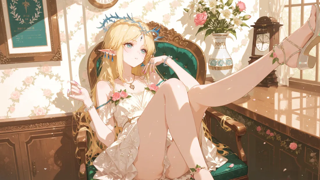 3k卡提希娅壁纸｜动漫背景图片 - 金发「哲风壁纸」